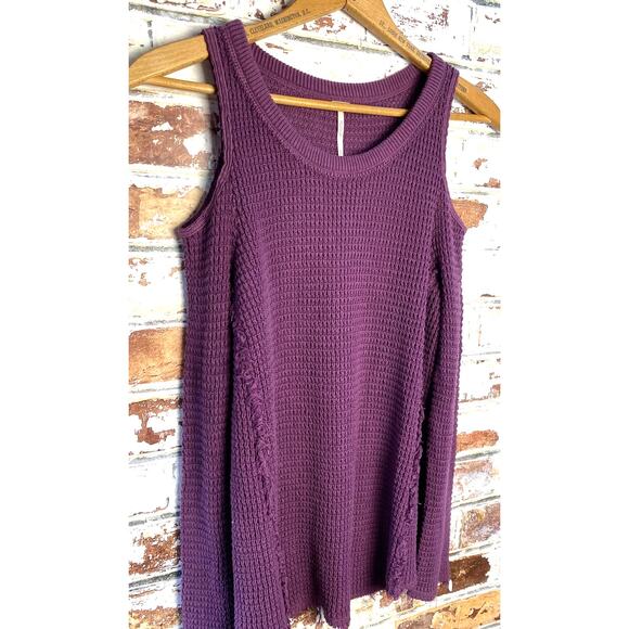 Free People Sunrise Cold Shoulder Pure Cotton Sweater - Picture 2 of 7